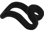 Quvio Organizzatore Di Appendiabiti - 10 Pezzi - Nero - Appendiabiti - Velluto