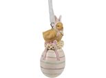 Clayre & Eef Ciondolo Pasquale Pulcino 7 Cm Plastica Gialla