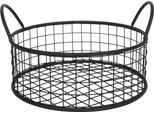 Korb Metall, Schwarz, HöHe: 121 Mm, ø: 200 Mm