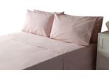Belledorm - Lenzuolo A Pieghe, Percalle BM401 (Letto Singolo) (Rosa)
