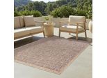 Tappeto Tapiso Yucana Outdoor Beige Balcone Resistente Ai Raggi Uv 120 X 170 Cm