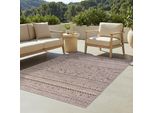 Tappeto Tapiso Yucana Outdoor Brown Balcone Resistente Ai Raggi Uv 80 X 150 Cm