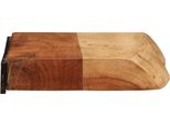 Vidaxl Mensole Da Parete 2 Pezzi 40X20X3,5 Cm In Legno Massiccio Di Acacia