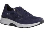 Gabor Comfort 76896-46 Scarpa Stringata Rollingsoft, Donna, Pelle, Blu Scuro - Scarpe Da Donna, Scarpe Comode Stringate, Blu, Pelle/Tessuto (Nubuk/Nero/Polpaccio)