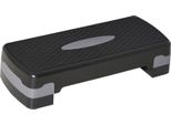 Fortuna Lai Stepper Aerobic Fitness Regolabile In Altezza Su 2 Livelli 10/15 Cm Cyclette Stepper Nero Grigio 68X29X15Cm Per Un Allenamento Efficace