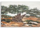 Murale Dipinto 120 X 80 X 3,8 Cm Tela Di Pino Multicolore