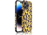 Smartphonica Custodia Per Iphone 14 Pro Con Bordo Bumper E Stampa Smileys Ed Emoji - Backcover Phonecase Stampa Smiley Emoji