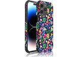 Smartphonica Custodia Per Iphone 14 Pro Con Paraurti E Stampa Floreale - Backcover Phonecase Stampa Fiori