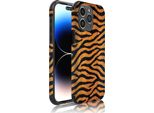 Smartphonica Custodia Per Iphone 14 Pro Con Paraurti E Stampa Tigre E Pantera - Backcover Phonecase Stampa Tigre