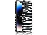 Smartphonica Custodia Per Iphone 14 Pro Con Paraurti E Stampa Zebrata - Backcover Phonecase Stampa Zebrata