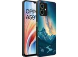 Smartphonica Custodia Per Telefono Adatta A Oppo A59 Con Impronta Di Cielo Stellato - Custodia Backcover In Tpu Con Design Spaziale E A Forma Di Via Lattea