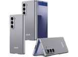 Custodia Per Samsung Galaxy Z Fold 7, Sottile Custodia Solida In Pc Opaco Anti-Impronte Digitali Grigio