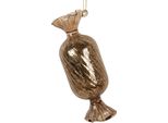 Targhetta Natalizia Clayre & Eef Ø 5X13 Cm Vetro Color Oro