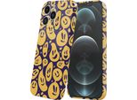 Smartphonica Custodia Per Iphone 12 Pro Max Con Impronta Smiley E Emoji - Custodia Morbida Flessibile In Tpu - Custodia Backcover Con Design Smiley E Emoji
