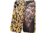 Smartphonica Custodia Per Iphone 11 Pro Max Con Impronta Smiley E Emoji - Custodia Morbida Flessibile In Tpu - Custodia Backcover Con Design Smiley E Emoji
