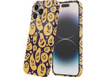 Smartphonica Custodia Per Iphone 14 Pro Con Impronta Smiley E Emoji - Softcase Tpu Flessibile - Custodia Backcover Con Design Smiley E Emoji