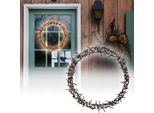 Ecd Germany Ghirlanda Luminosa A Led Ø38Cm, 300 Led, Bianco Caldo, 8 Modalità Di Illuminazione IP44 Ghirlanda Metallica Da Interno/Esterno Ghirlanda Da Porta Ghirlanda Da Finestra Ghirlanda Da Appendere Ghirlanda Ad Anello Decorazione Natalizia