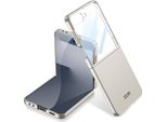 Custodia Per Samsung Galaxy Z Flip 7 Custodia Pc Solida Sottile E Opaca Con Pellicola Protettiva Per Il Display Grigio Titanio