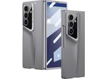Custodia Per Samsung Galaxy Z Fold 7 Custodia Rigida Opaca Ultrasottile Con Protezione Dello Schermo Integrata Grigio