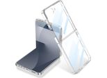 Custodia Per Samsung Galaxy Z Flip 7 Custodia Sottile In Elettroplatino Trasparente Con Pellicola Protettiva Integrata Trasparente