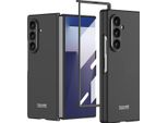 Custodia Per Samsung Galaxy Z Fold 7 Custodia Pc Solida Opaca E Sottile Con Pellicola Protettiva Per Il Display Nero