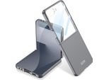 Custodia Per Samsung Galaxy Z Flip 7 Custodia Pc Solida Sottile E Opaca Con Pellicola Protettiva Sul Display Grigio