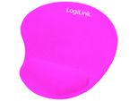 Logilink Gel Handgelenkauflage Mit Maus Pad, Pink