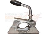 Frielitz Staffa Di Fissaggio Per Ruote Di Supporto, Tubo Ø 48 Mm In Ghisa,