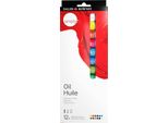 Daler-Rowney Simply Oil Colour Set, 12 X 12 Ml