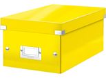 Leitz 6042-00-16 Leitz Contenitore Per Dvd Click & Store Wow, Giallo