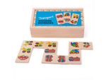 Bigjigs Toys Veicoli Domino In Legno
