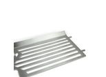 Porta Scaldavivande Multistazione In Acciaio Inox Per Weber Spirit Serie 300 | Con Supporto Per Bacchette - Regolatore Laterale | Spessore 3 Mm