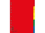 Donau 7708095PL-99 1-5 Registri In Plastica ÖKo Pp DIN-A4 230X297Mm 5 Pezzi / Registri In Plastica Raccoglitore Ad Anelli Registri Divisori/ 11 Fori/ Per L'organizzazione Dei Fascicoli In Ufficio/