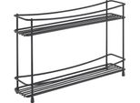 Metaltex Kumino Kruidenrek Mat Zwart/Metaal