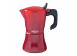 Petra Caffettiera In Alluminio 6 Tazze Rosso Orolie
