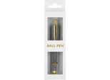 Penna A Sfera Automatica Trio Grigio-Oro Starpak