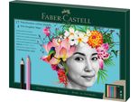 FABER-CASTELL 210052 FABER-CASTELL Polychromos & Pitt Graphite Matt Malset Farbsortiert, 23 St.