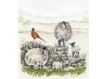 Confezione Da Ricamo A Punto Croce Bothy Threads "Salici Verdi"", Schema Per Il Conteggio, XHD132, 28X31Cm"
