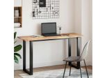 Vidaxl Piano Scrivania Non Trattato 120X50X2 Cm In Legno Massiccio Di Acacia
