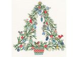 Kit Per Ricamo A Punto Croce Bothy Threads "Albero Della Gioia"", Schema Contato, XX23, 27X28Cm"