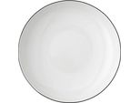 Thomas Gourmetteller Tf.22 Cucina-Basic Colori Black Porzellan Weiß-Schwarz 42100-671167-10772