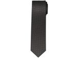 Krawatte OLYMP Seidenkrawatte, Damen, grau (mittelgrau), Obermaterial: 100% Seide, casual, Krawatten, mit dezentem Muster