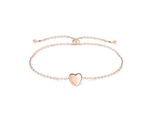 Armband Tamaris "Schmuck Geschenk Edelstahl Armkette Bold Hearts Herz", Rosa (RoséGoldfarben), ArmbäNder, Damen, 23Cm, Edelstahl, Armband