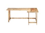 Scrivania 180 X 120 X 76 Cm In Legno Massiccio Di Mango