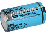 Ultralife UHE-ER34615 Cella A Bobina U Etichetta Di Saldatura - D Cella Rotonda Litio Cloruro Di Tionile 3,6V 19000Mah