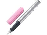 Lamy Nexx Edizione Speciale Stilografica A Cartuccia Rosa/Argento M (Media)