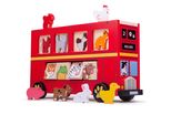 Bigjigs Toys Autobus Di Legno Con Animali