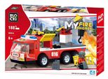 Autopompa Klocki Blocki Myfire Con Gancio Di Traino