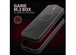 Axagon Axagon EEM2-GAM, USB-C 10Gbps - Nvme & Sata Ssd Game M.2 Box, Contenitore Ssd BezšRoubkový Nero