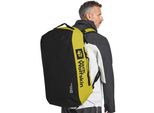 Sporttasche JACK WOLFSKIN ALL-IN DUFFLE 65, Damen, Gr. onesize, grün (chartreuse), Polyester, Taschen Sporttasche